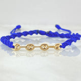 Pulsera Azul Rey Herraje Retazo GC 0.5gr / Oro 18K ©