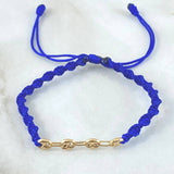 Pulsera Azul Rey Herraje Retazo GC 0.5gr / Oro 18K ©