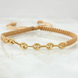 Pulsera Café Herraje Retazo GC 0.6gr / Oro 18K ©