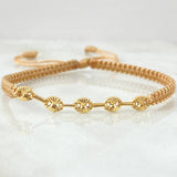 Pulsera Café Herraje Retazo GC 0.6gr / Oro 18K ©