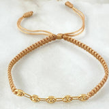 Pulsera Café Herraje Retazo GC 0.6gr / Oro 18K ©