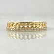 Anillo Carril Cubano 1.8gr / T6 / Oro 18K *