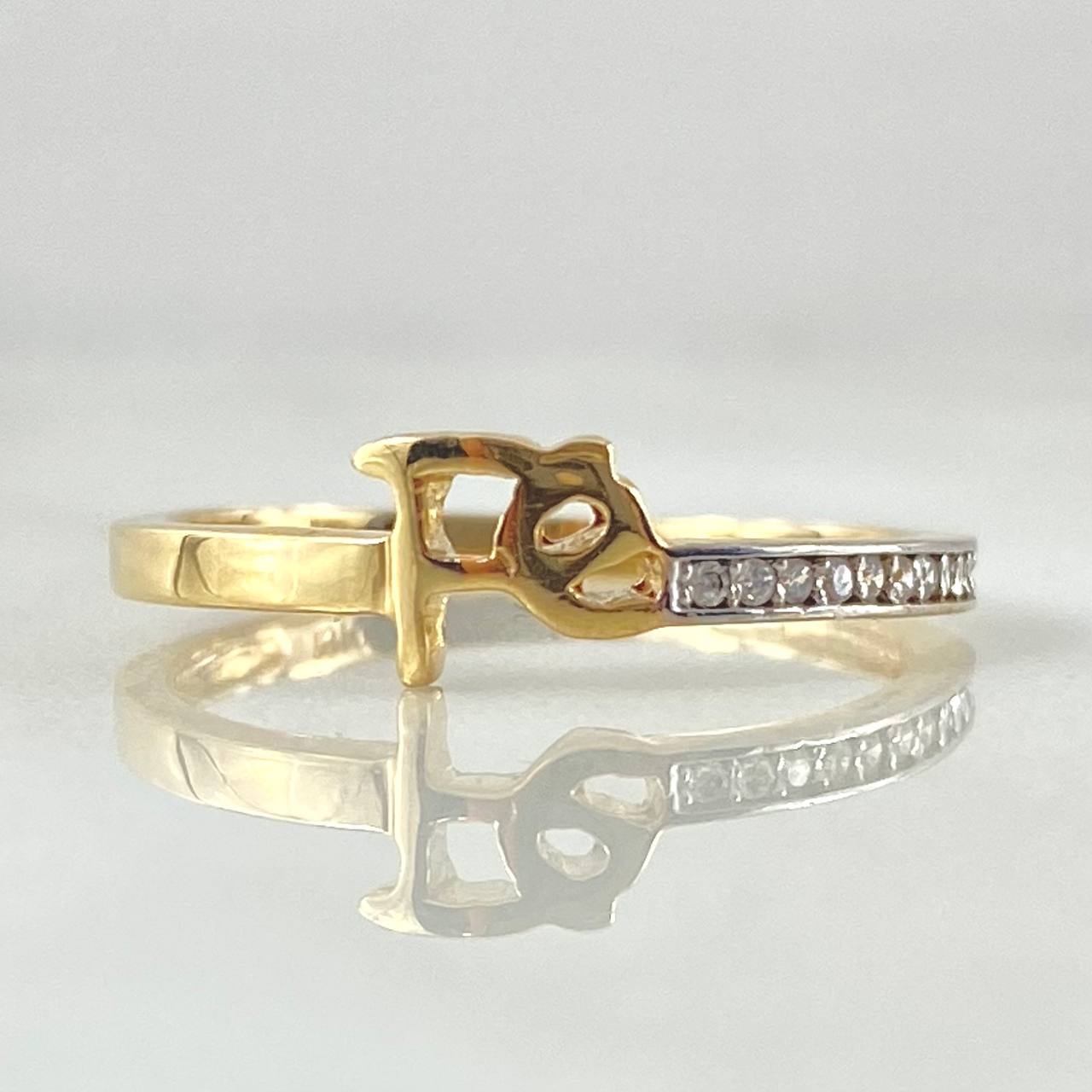Anillo Fé 1.75gr / T7 1/2 / Oro 18K *