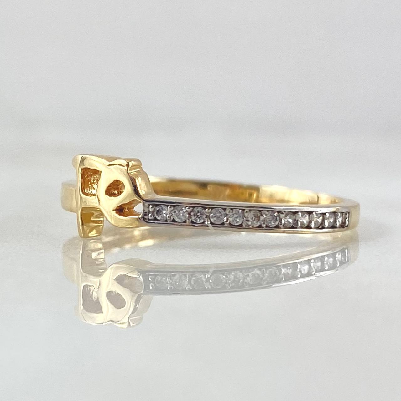 Anillo Fé 1.75gr / T7 1/2 / Oro 18K *