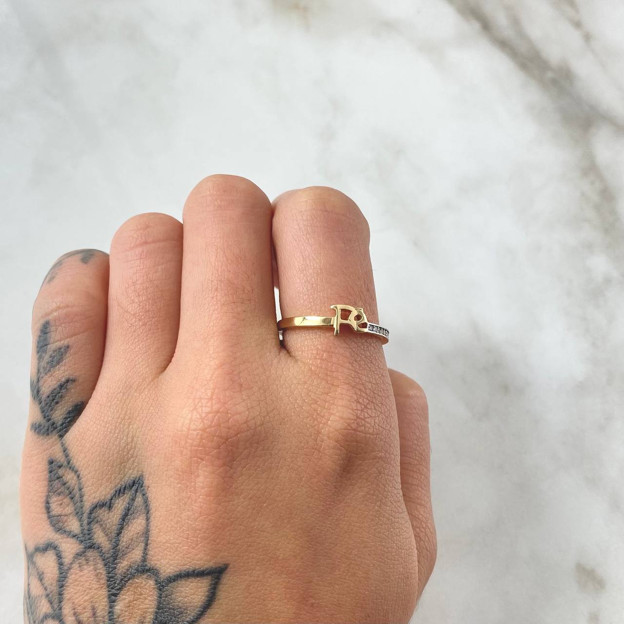 Anillo Fé 1.75gr / T7 1/2 / Oro 18K *