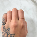 Anillo Trenzado 1.2gr / T7 / Oro 18K *