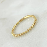 Anillo Mitad Esfera 1.35gr / T6 3/4 / Oro 18K *