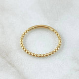 Anillo Mitad Esfera 1.35gr / T6 3/4 / Oro 18K *