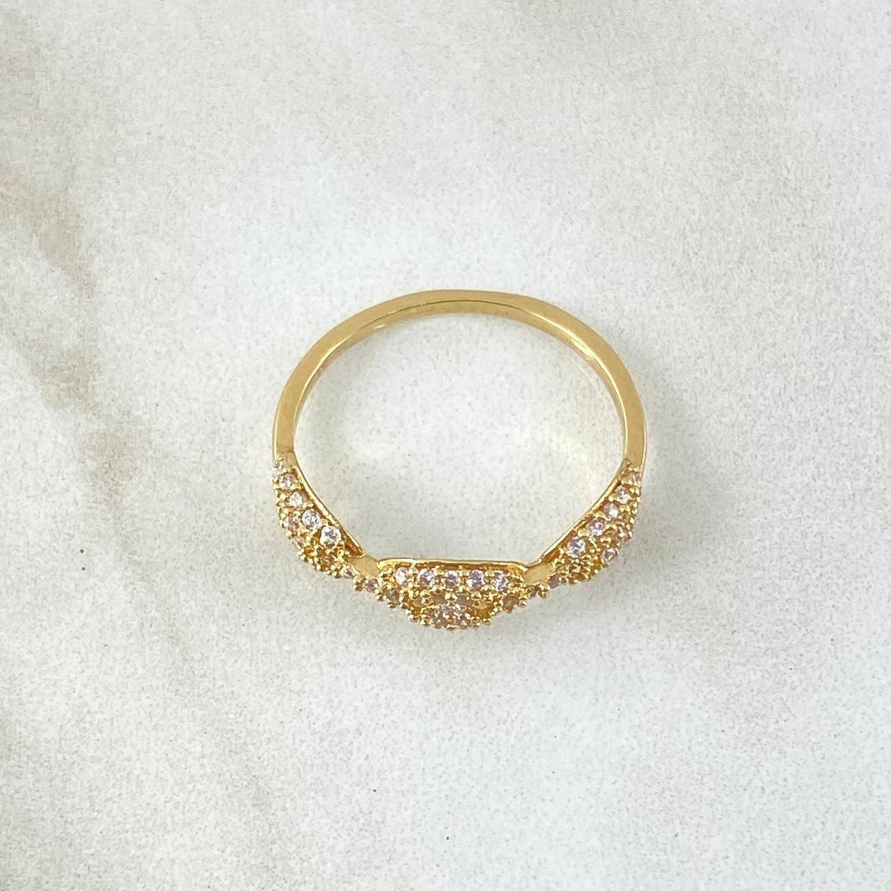 Anillo GC Tupido 1.9gr / T6 3/4 / Oro 18K *
