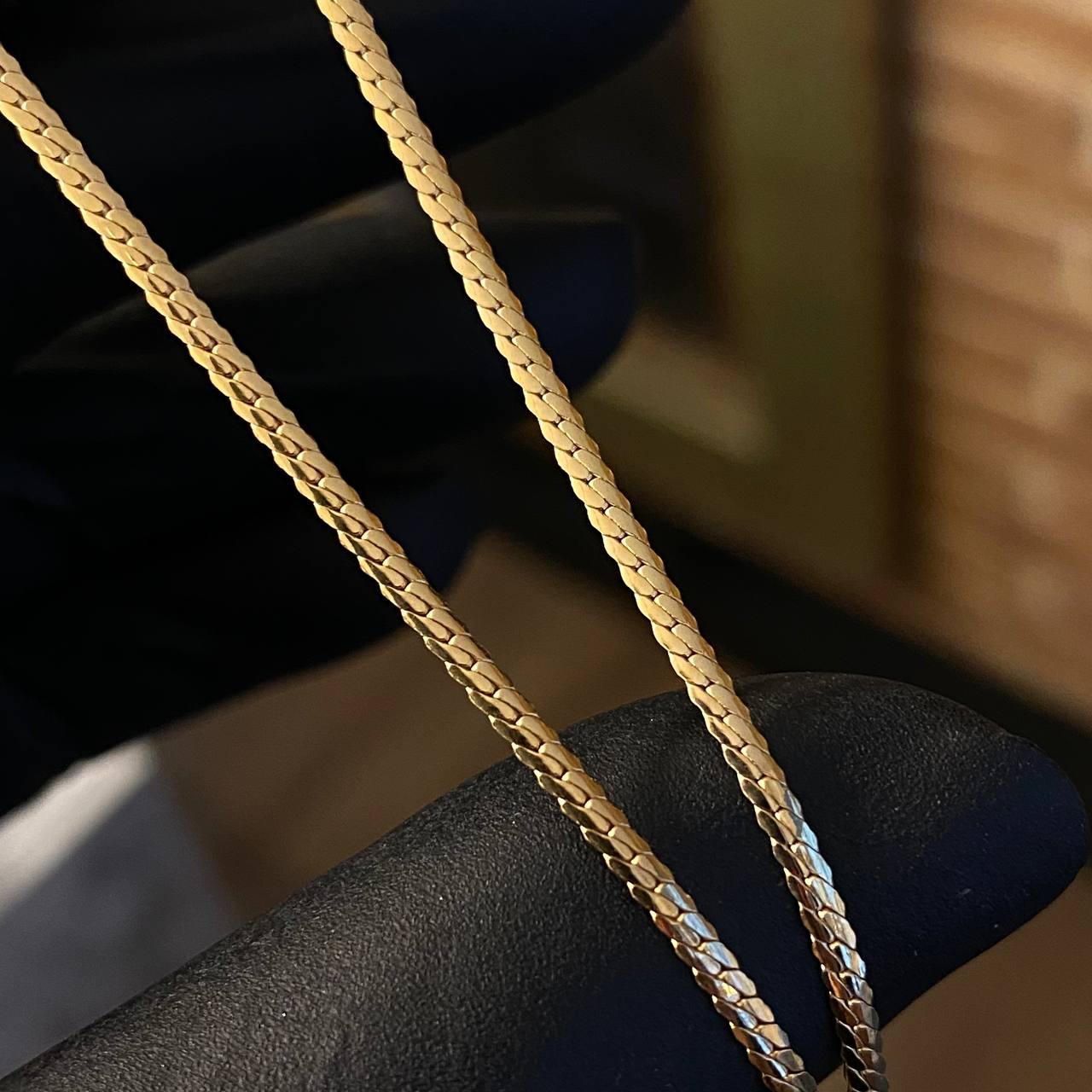 Cadena Serpiente 2.75gr / 50cm / 1.9mm Oro Amarillo +3