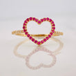 Anillo Corazon 1.5g / T7 3/4 Oro Amarillo 18K