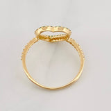 Anillo Corazon 1.45g / T7 1/4 Oro Amarillo 18K