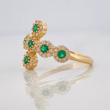 Anillo Cruz Tupida 2.45g / T6 1/2 Oro Amarillo 18K