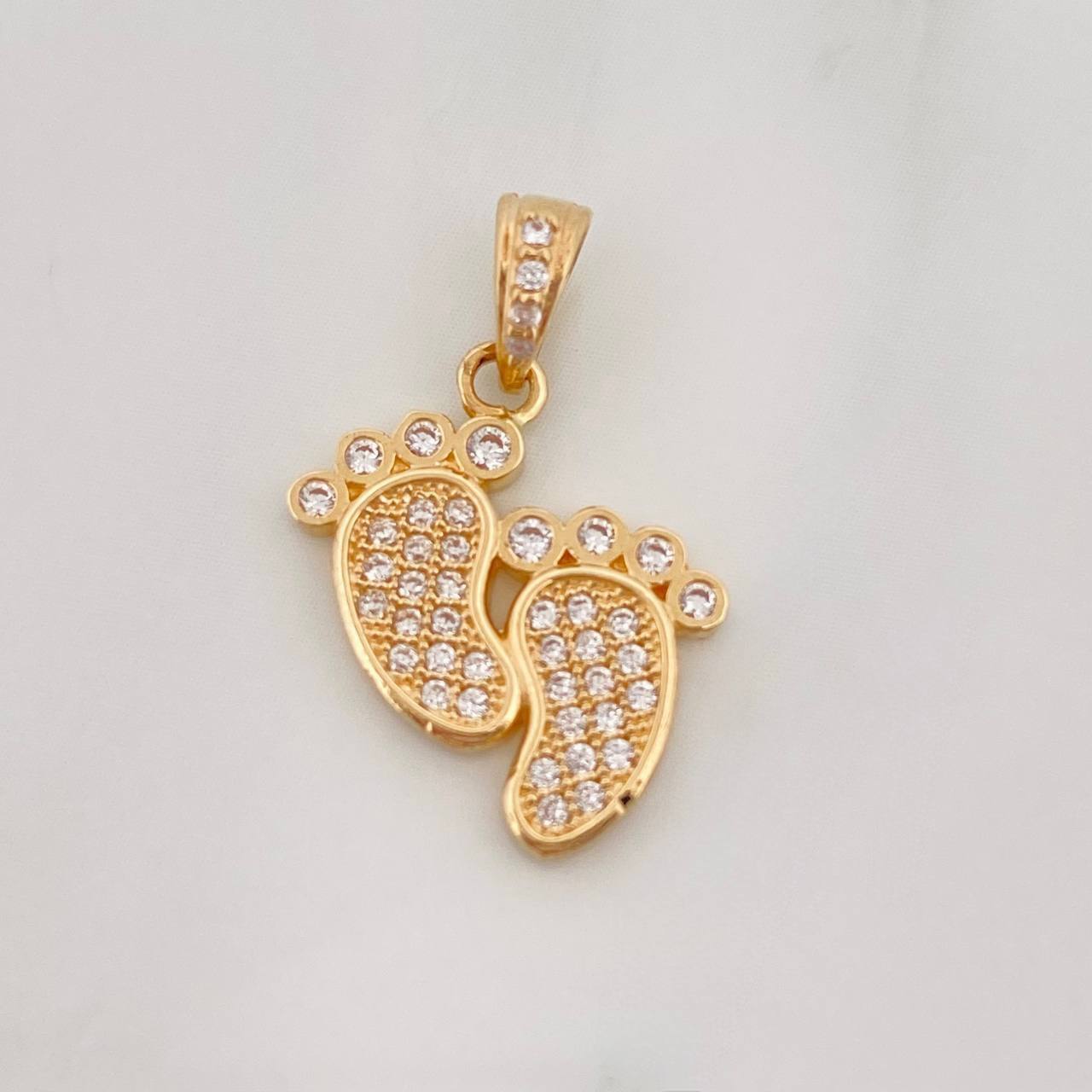 Dije Huellas 1.9g / 2cm Oro Amarillo 18K