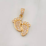 Dije Huellas 1.9g / 2cm Oro Amarillo 18K