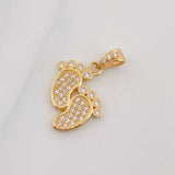 Dije Huellas 1.9g / 2cm Oro Amarillo 18K