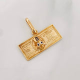 Dije Pato Dolar 2.75g / 2.05cm Oro Amarillo 18K