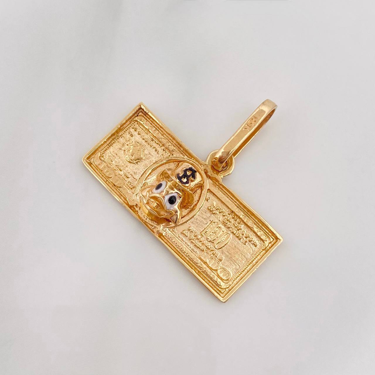Dije Pato Dolar 2.75g / 2.05cm Oro Amarillo 18K