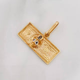 Dije Pato Dolar 2.75g / 2.05cm Oro Amarillo 18K