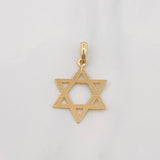 Dije Estrella David 1.85g / 3cm Oro Amarillo 18K