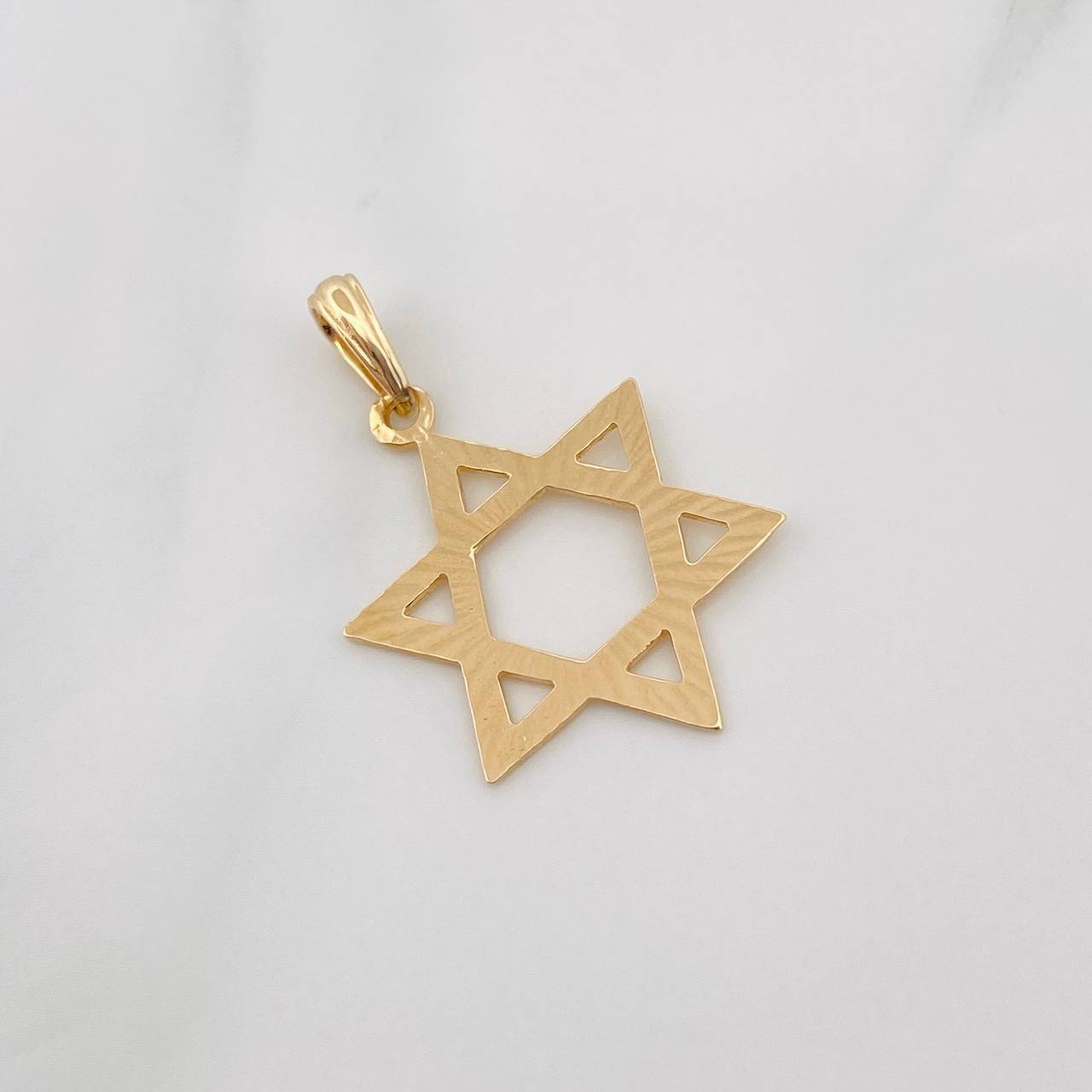 Dije Estrella David 1.85g / 3cm Oro Amarillo 18K