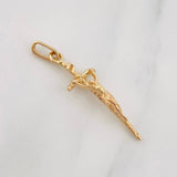 Dije Cruz Cristo 1.45g / 3.05cm Oro Amarillo 18K