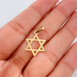 Dije Estrella David 0.8g / 2.05cm Oro Amarillo 18K