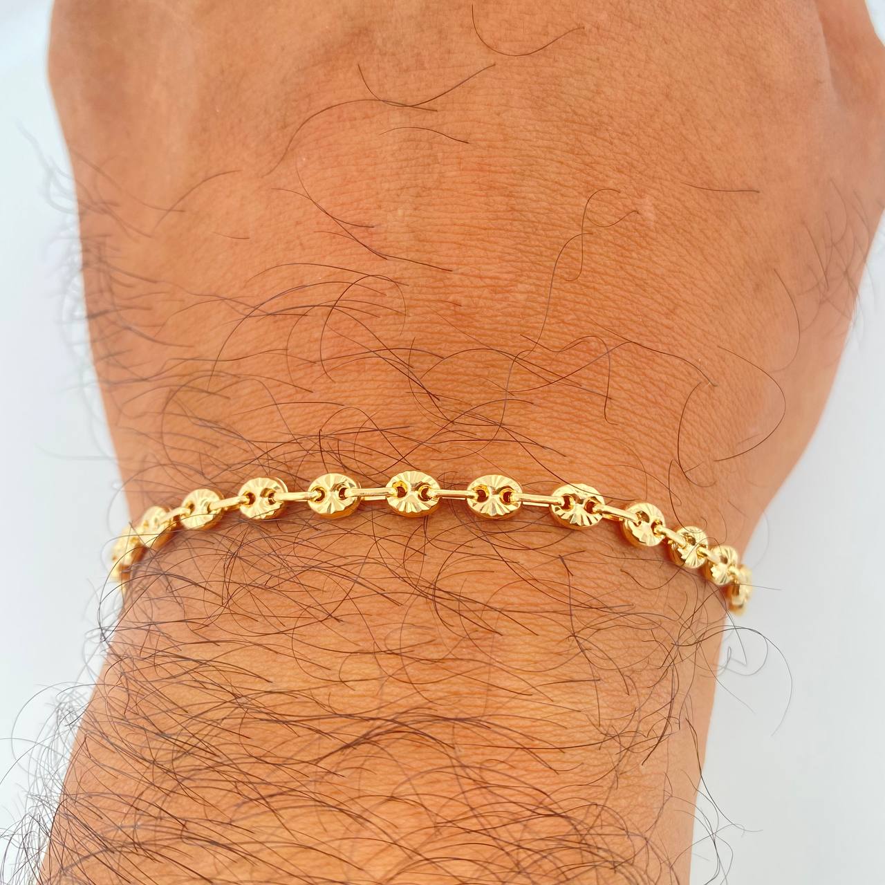 Tobillera GC 4.6gr / 24.2cm / Oro Amarillo 18K $