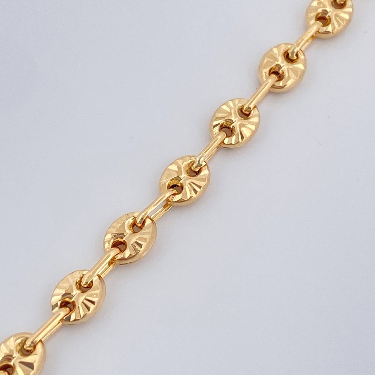 Pulso GC 3.9gr / 20cm / 4mm Diamantado Oro Amarillo $