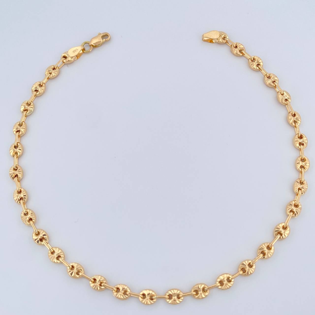 Tobillera GC 4.7gr / 24.8cm / Oro Amarillo 18K $