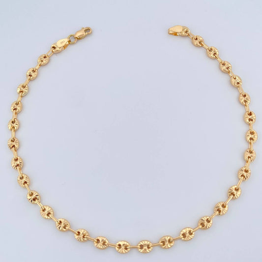 Tobillera GC 4.6gr / 24.2cm / Oro Amarillo 18K $