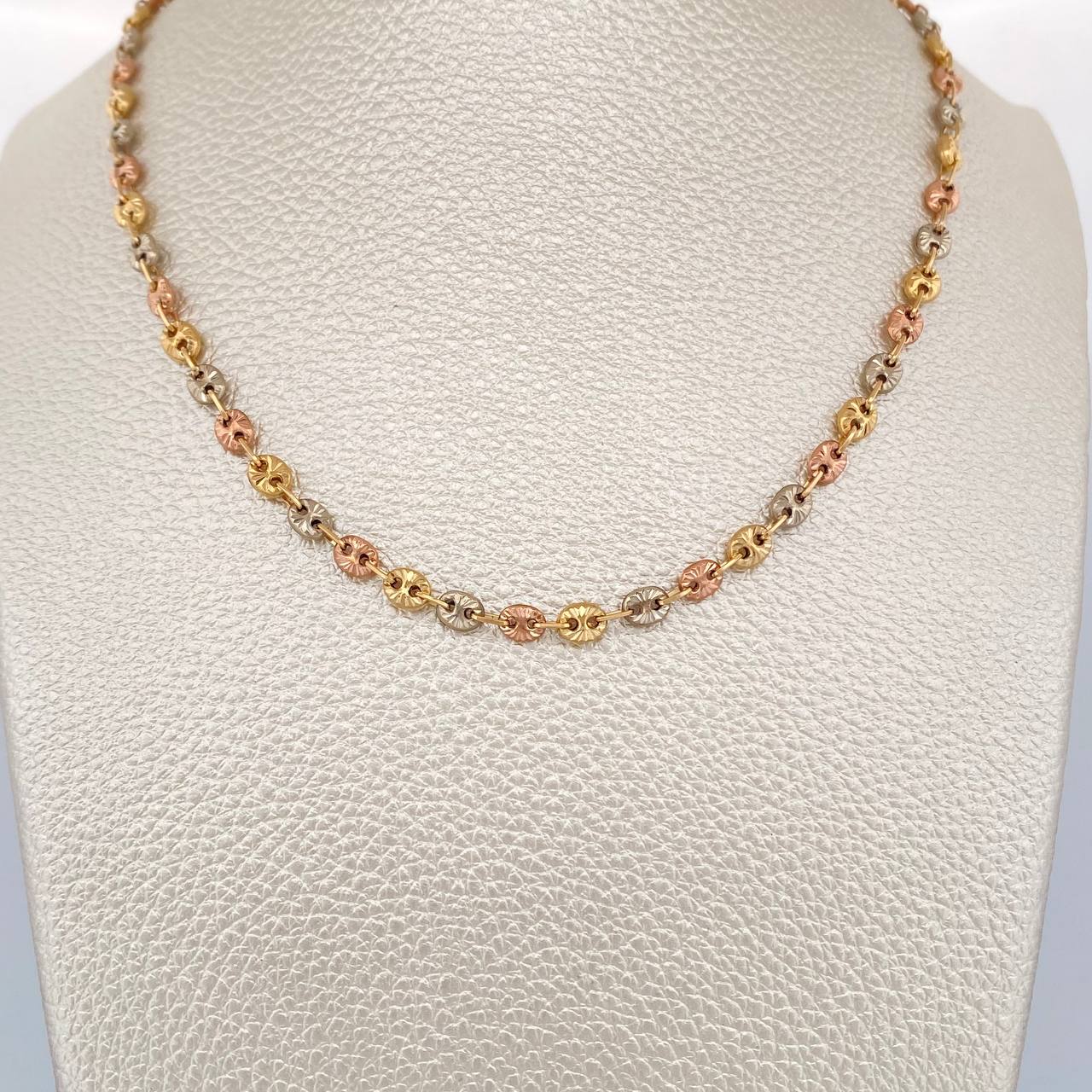 Cadena GC 9.1gr / 53cm / Tres Oros 18K $