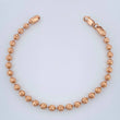 Pulso Militar 5.6gr / 17.2cm / 4mm Oro Rosa 18K $