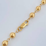 Rosario Virgen Milagrosa Cruz Cristo 13.4gr / 5mm Oro Amarillo 18K $