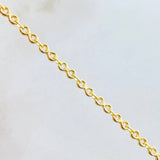 Tobillera Infinito 3.05gr / 25.5cm / Oro Amarillo 18K