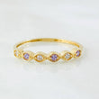 Anillo Linea de Ojos 1gr / T6 1/4 / Oro Amarillo 18K ©