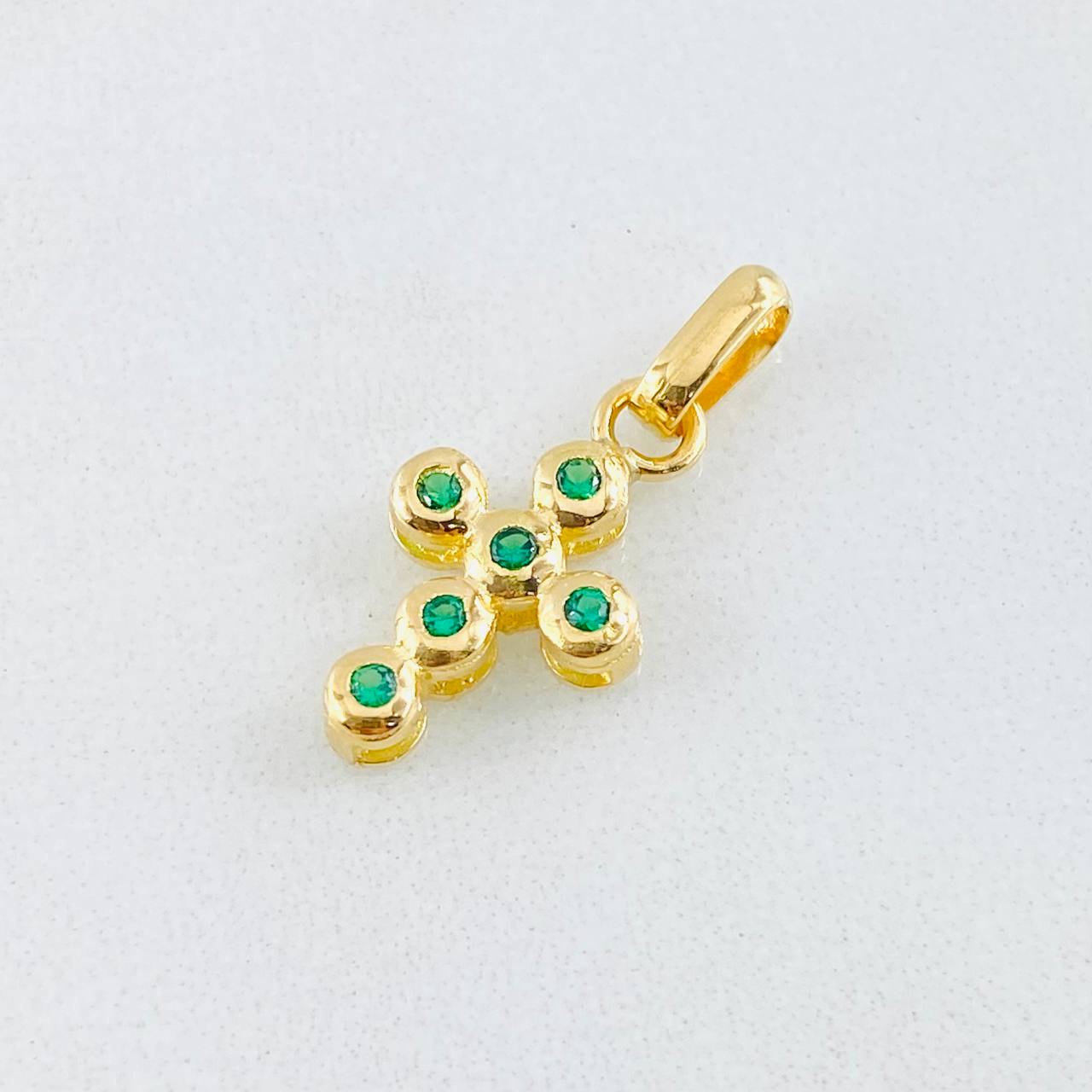 Dije Cruz Tupida 1.15gr / Oro Amarillo 18K
