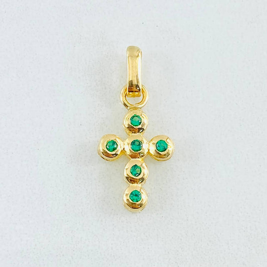 Dije Cruz Tupida 1.15gr / Oro Amarillo 18K