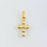 Dije Cruz Tupida 1.15gr / Oro Amarillo 18K