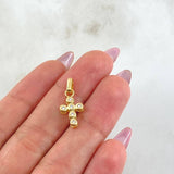 Dije Cruz Tupida 1.15gr / Oro Amarillo 18K