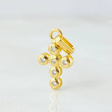 Dije Cruz Tupida 1.15gr / Oro Amarillo 18K