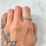Anillo Flor Churumbela 2.1gr / T6 1/4 / Oro Amarillo 18K