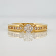Anillo Solitario Churumbela 3.4g / T6 Oro Amarillo 18K
