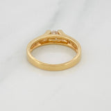 Anillo Solitario Puente 3.45g / T6 1/4 Oro Amarillo 18K