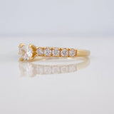 Anillo Solitario Churumbela 1.95g / T7 1/4 Oro Amarillo 18K
