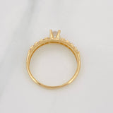 Anillo Solitario Churumbela 1.95g / T7 1/4 Oro Amarillo 18K