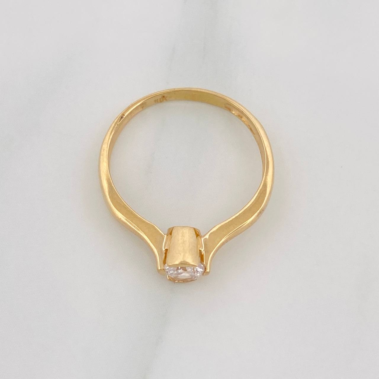 Anillo Solitario 1.95g / T5 1/4 Oro Amarillo 18K