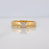 Anillo Solitario 2.3g / T5 3/4 Oro Amarillo 18K