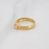 Anillo Solitario 2.3g / T5 3/4 Oro Amarillo 18K