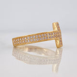 Anillo Cruz 3.05g / T6 1/2 Oro Amarillo 18K